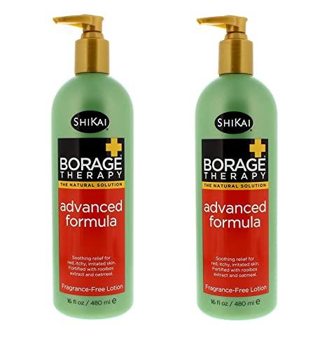 ShiKai 2 Pack of Shikai Products Borage Therapy Advanced Formula Lotion - 16 Fl oz.