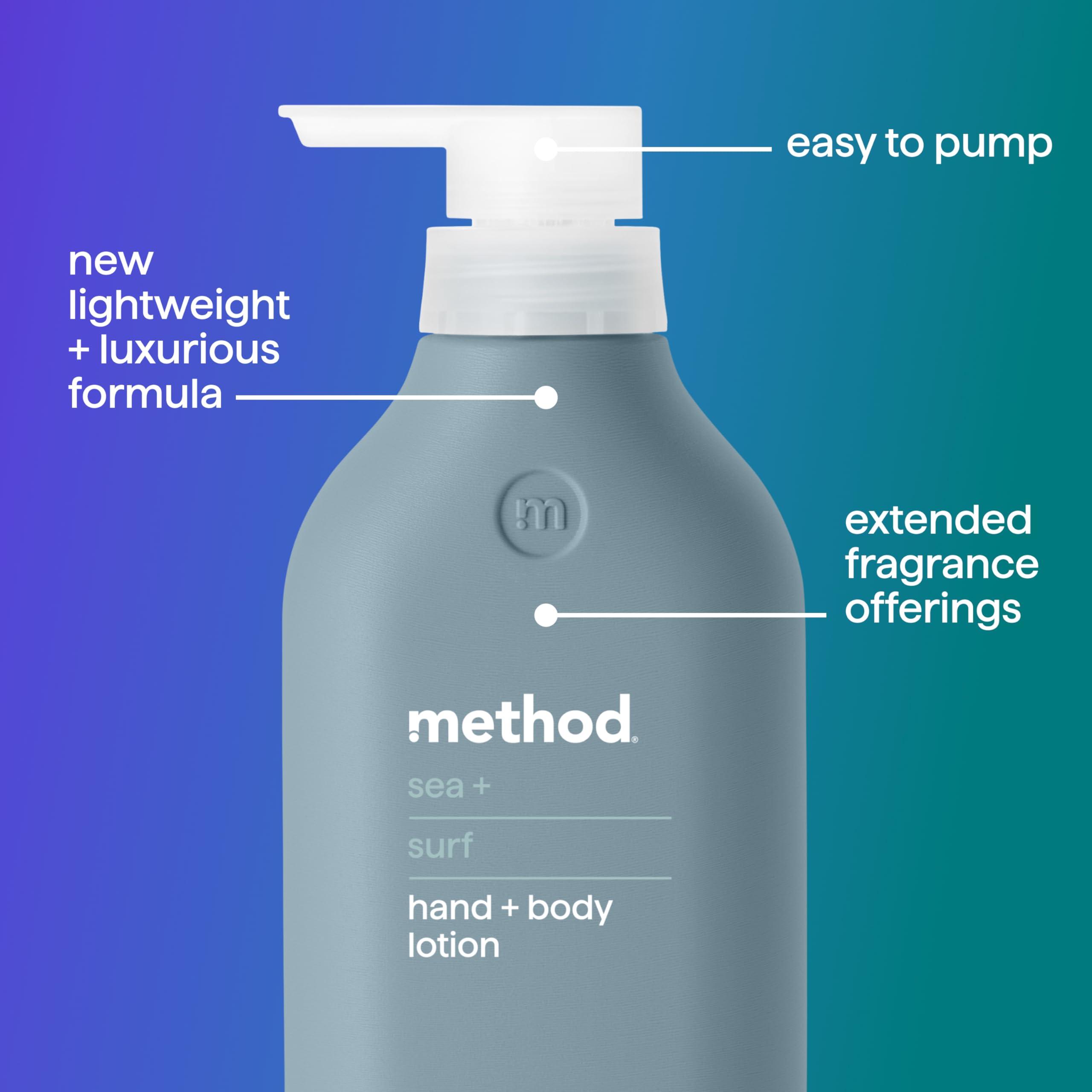 Method Method Body Lotion, Sea + Surf, 14 oz, 24 Hours of Moisture, 14 oz
