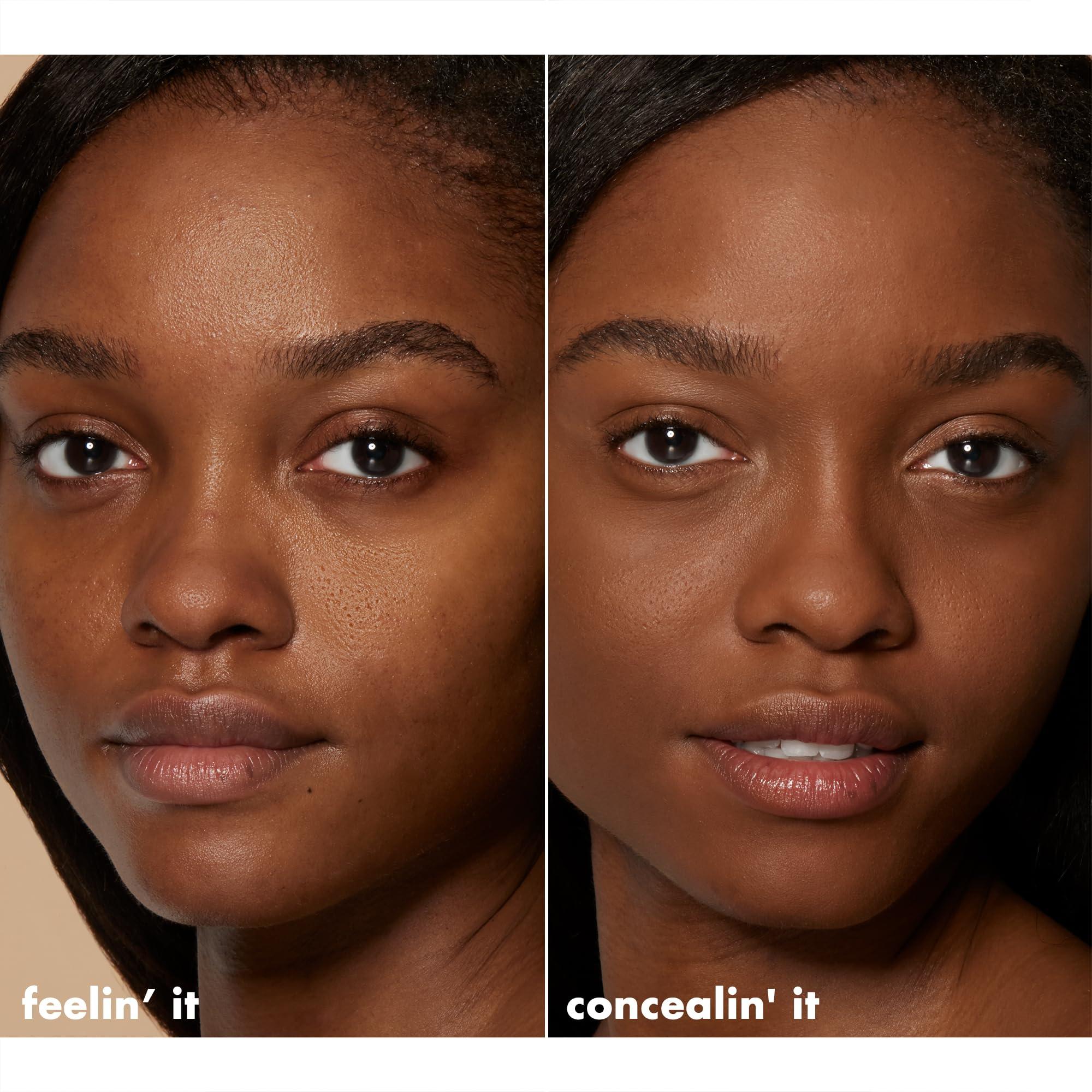 e.l.f. e.l.f. Hydrating Camo Concealer, Covers Blemishes & Under-Eye Circles, Full-Coverage & Delivers A Satin Finish, Vegan & Cruelty-Free, Rich Chocolate