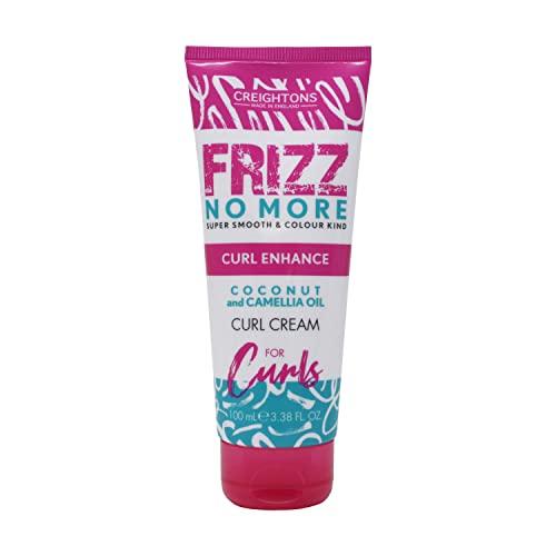 Creightons Frizz No More Creightons Frizz No More Curl Enhance Curl Cream (100ml) - Super smooth & Colour kind. Defends against humidity. Perfect for frizz prone hair. Contains Coconut & Camellia Oil