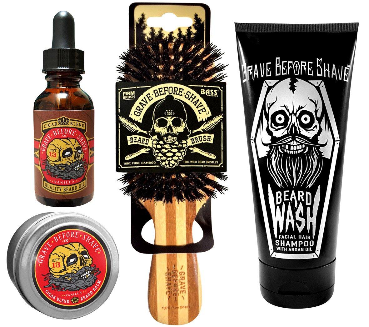 Grave Before Shave Grave Before Shave Beard Care Pack (Cigar Vanilla Blend)