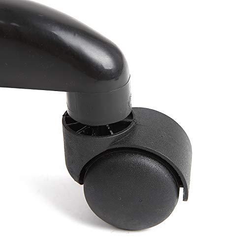 Fichiouy Fichiouy Mobile Rolling Mayo Stand Trolley Medical Instrument with Removable Tray & Base, Salon Spa Beauty Tattoo Metal Silver Rolling Service Instrument Tray (Black)