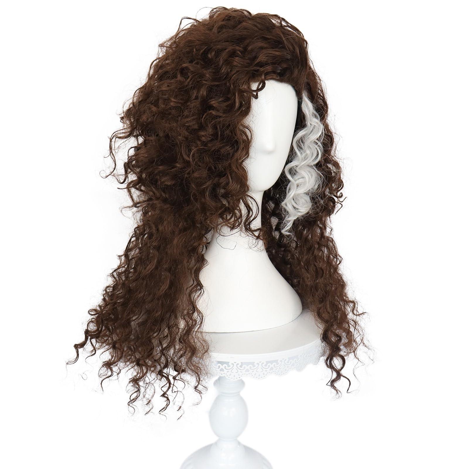 Soyusunny Soyusunny Bellatrix Lestrange Cosplay Wigs Halloween Party Costume for Women Men (Dark)
