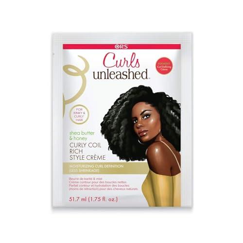 ORS ORS Curls Unleashed Shea Butter and Honey Curly Coil Rich Style Creme Travel Packet 1.75 Ounces (Pack of 12)