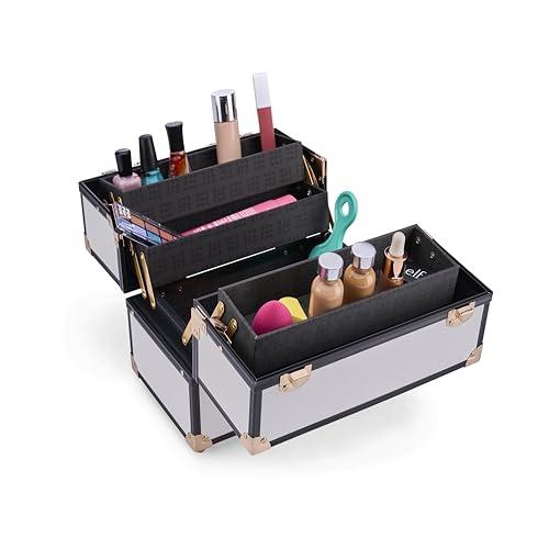 Caboodles Caboodles Women's Make Me Over Train Case, White