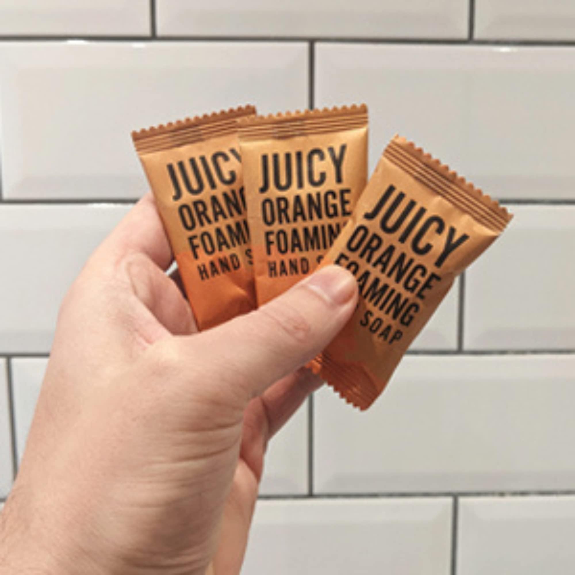 Reefyll Reefyll Foaming Hand Soap Refill Tablets Dissolvable Plastic Free Hand Wash Pods Just Add Water Juicy Orange Scent 3 Tablets