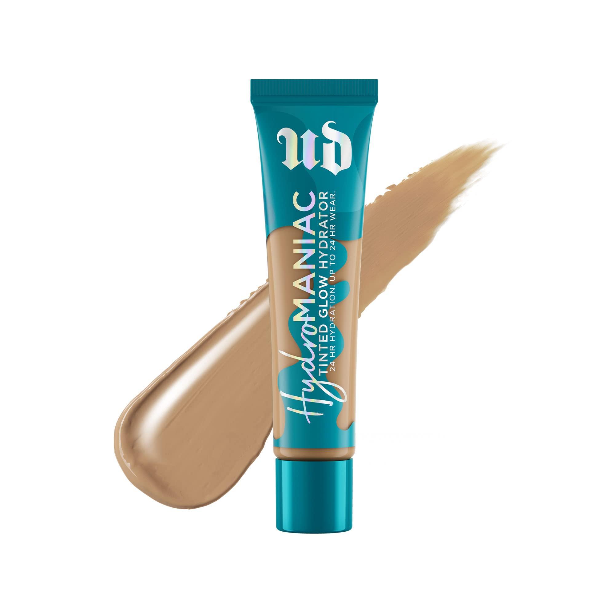 URBAN DECAY Urban Decay Hydromaniac Dewy Foundation (41 Light Medium Neutral), Hydrating Tinted Moisturizer for Dry Skin, Buildable Medium Coverage, Non-comedogenic, Vegan, Cruelty-free - 1.1 fl oz
