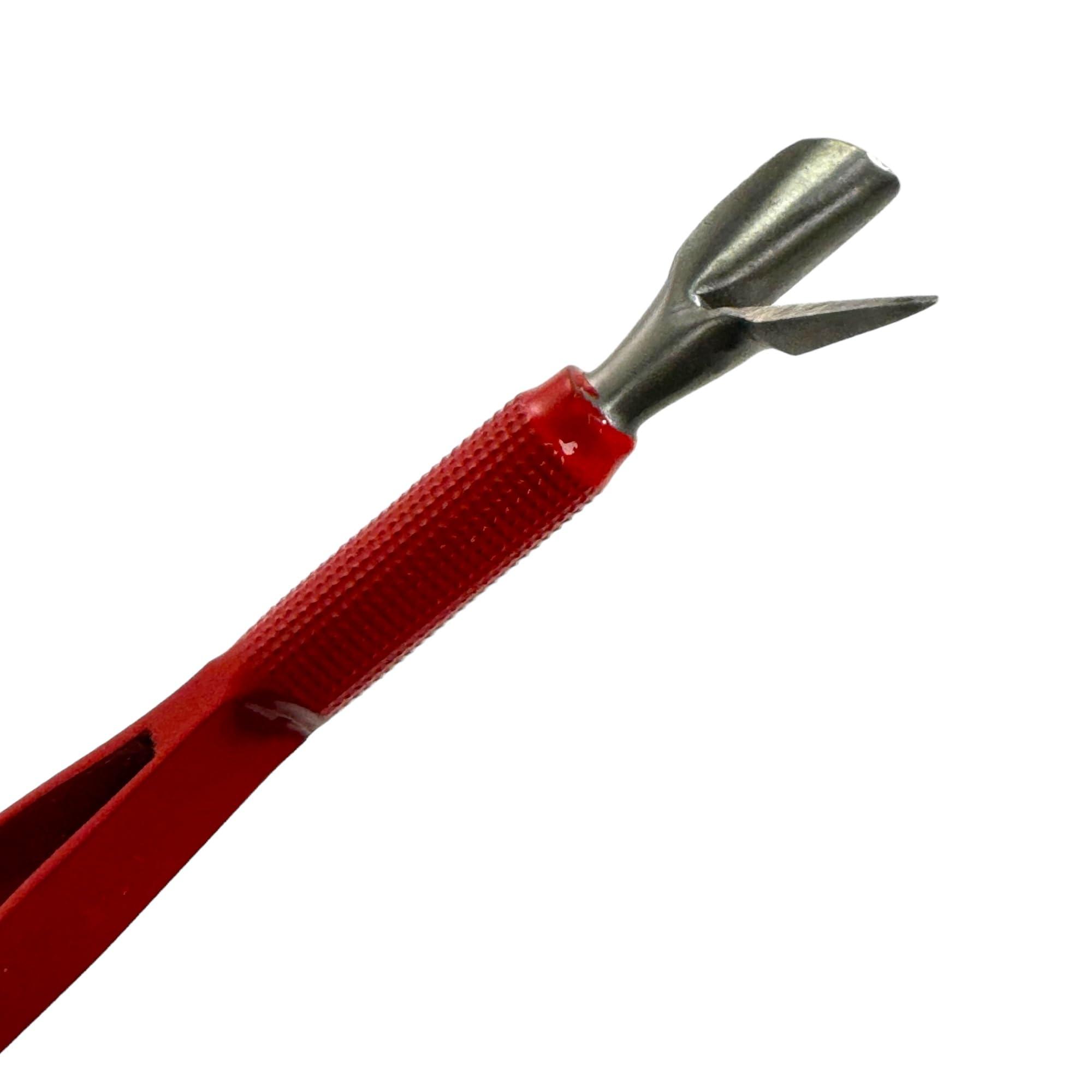 Cynamed Nail Pincher Tools Cutticle Pusher for Acrylic Nails and False Nails Shaping Set of 6 - German Stainless CE