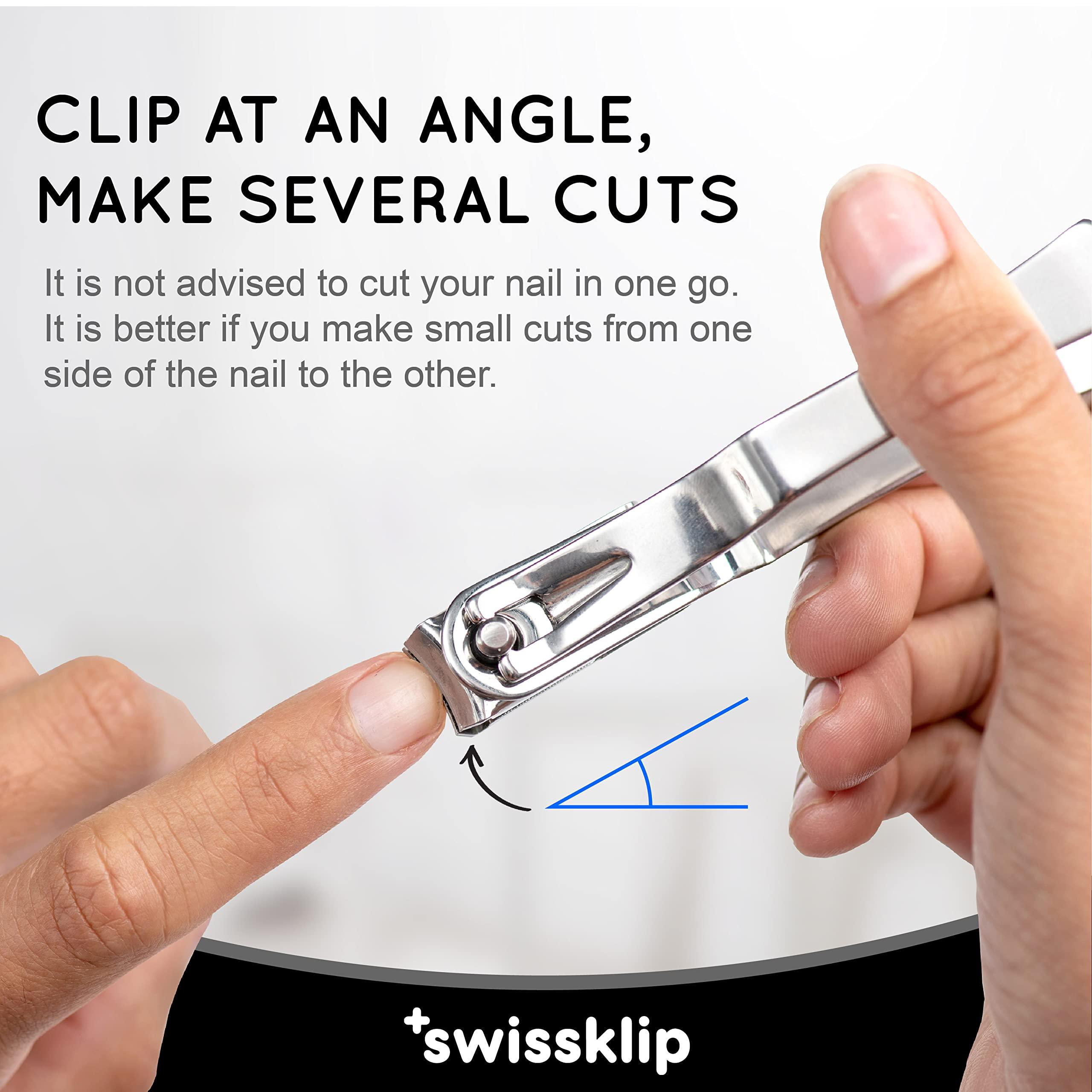 Swissklip Swissklip Heavy Duty Toenail Clippers for Seniors Thick Toenails I Professional Nail Clippers for Ingrown Toenail I nail clippers for men I well suited as finger nail clippers adult