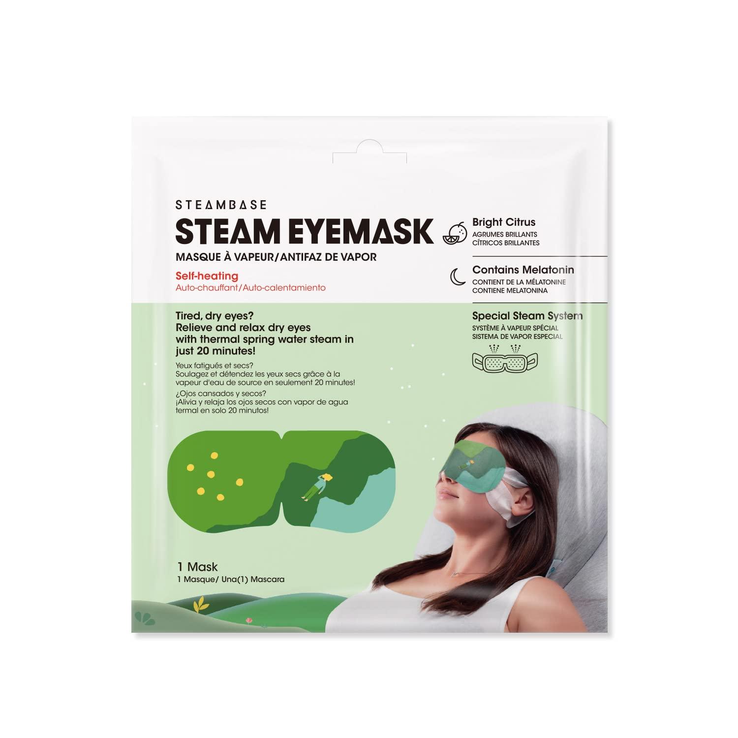 Epielle Epielle Steam Eye Mask Pack of 12 for Dry Eyes and Puffiness Helping Sleep with Melatonin Steam Moisture Self Heated from Korea