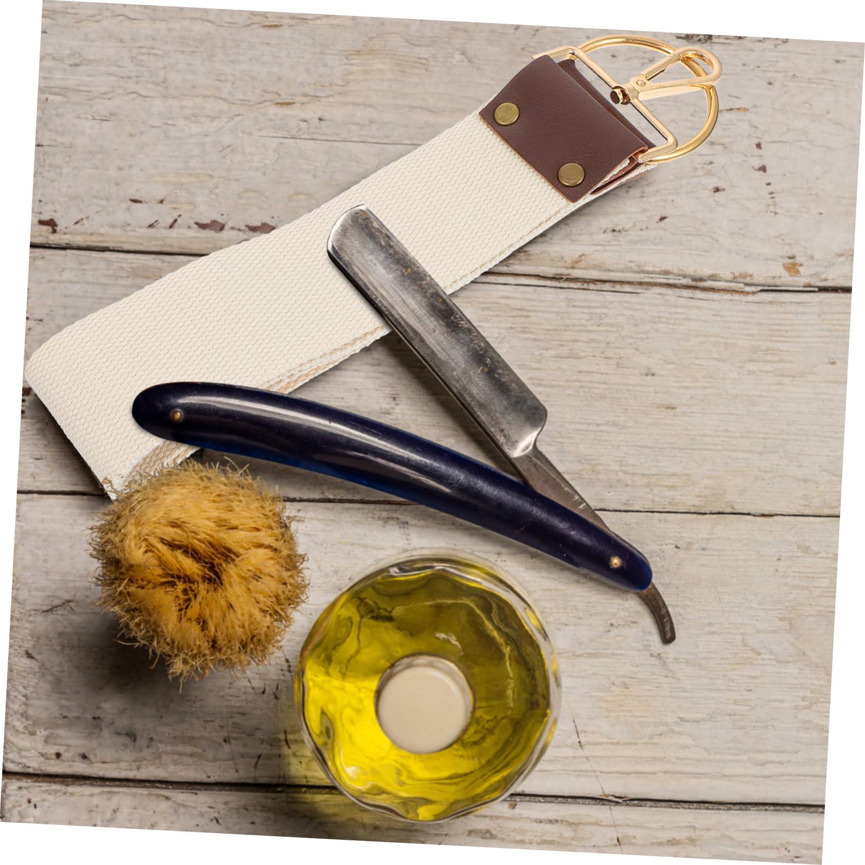 FOYTOKI FOYTOKI All-in-one Sharpening Tool: Barber Canvas Strop Razor Strop Shaving Belt Easy to Use Long-lasting for Straight Razors Fine Edges