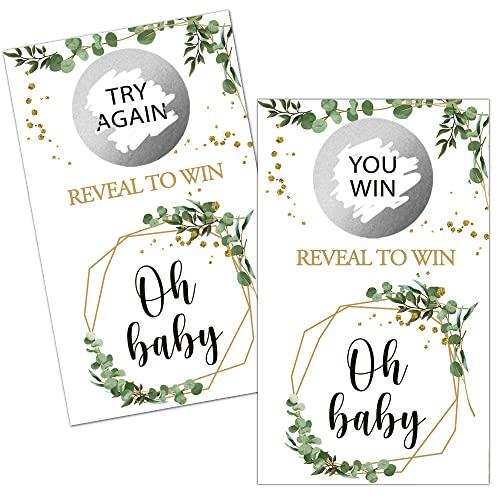 Haizct Haizct 50 Pack Blank Gift Certificate Scratch Off Cards for Small Business, Spa Beauty Makeup Hair Salon, Bridal Shower, Baby Shower, Country Wedding, Wedding Shower Ideas (Plants Flowers)