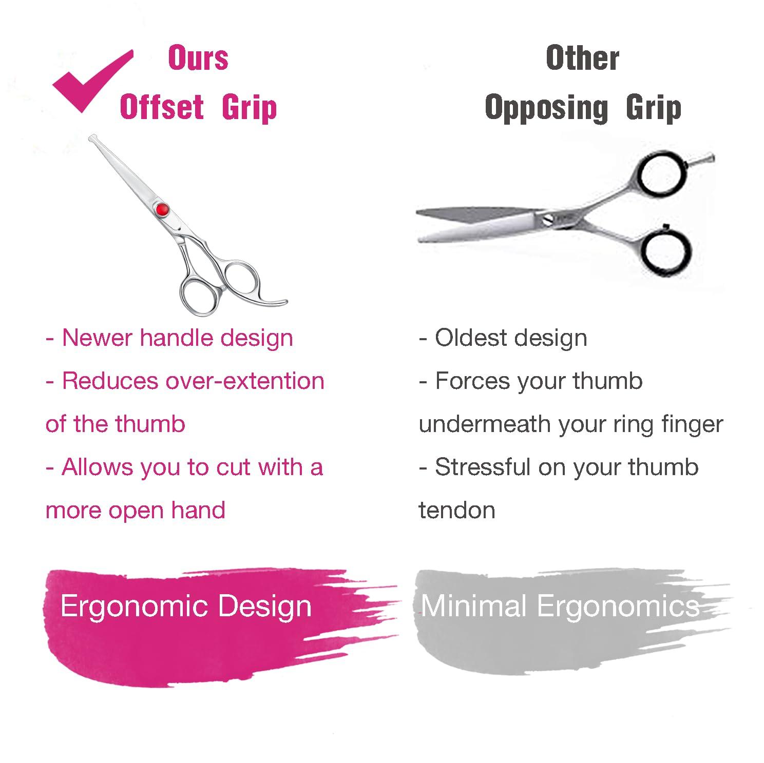 Dragon Creek 6\" Kids Hair Cutting Scissors Shears Safety Rounded Tips Kids Haircut Scissors for Children Baby Toddler Girls Boys Japanese Stainless Steel Silver Gift Dragon Creek