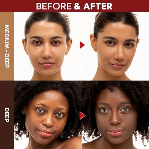 TIRTIR TIRTIR Mask Fit Red Cushion Foundation | Full coverage, Weighless, Skin fit, Satin Glow Finish, Korean cushion foundation (#34N Pecan, 0.63 Fl Oz (Pack of 1))