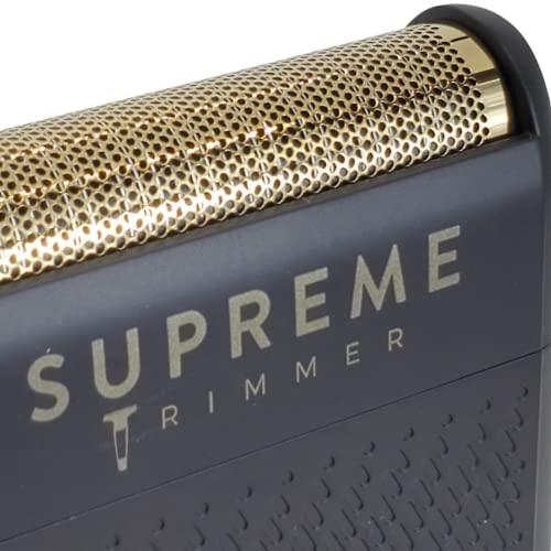 Supreme Trimmer Supreme Trimmer Solo Mens Single Foil Shaver STF101 (150 Min Runtime) Cordless Powerful USB-C Mini Size Travel Razor for Barbers, & Home use| Black