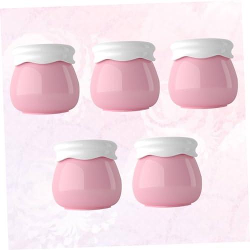 Angoily Angoily 10 Pcs Cream Cosmetic Jars Makeup Travel Containers Travel Toiletries Containers Rhinestone Storage Case Cream Makeup Lotion Bottles Cosmetic Bottles Pink Bottled Make up