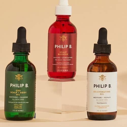 PHILIP B PHILIP B Rejuvenating Oil 16 oz. (480 ml) | Long-Term Hair Repair, Youthful Bounce, Strength and Shine