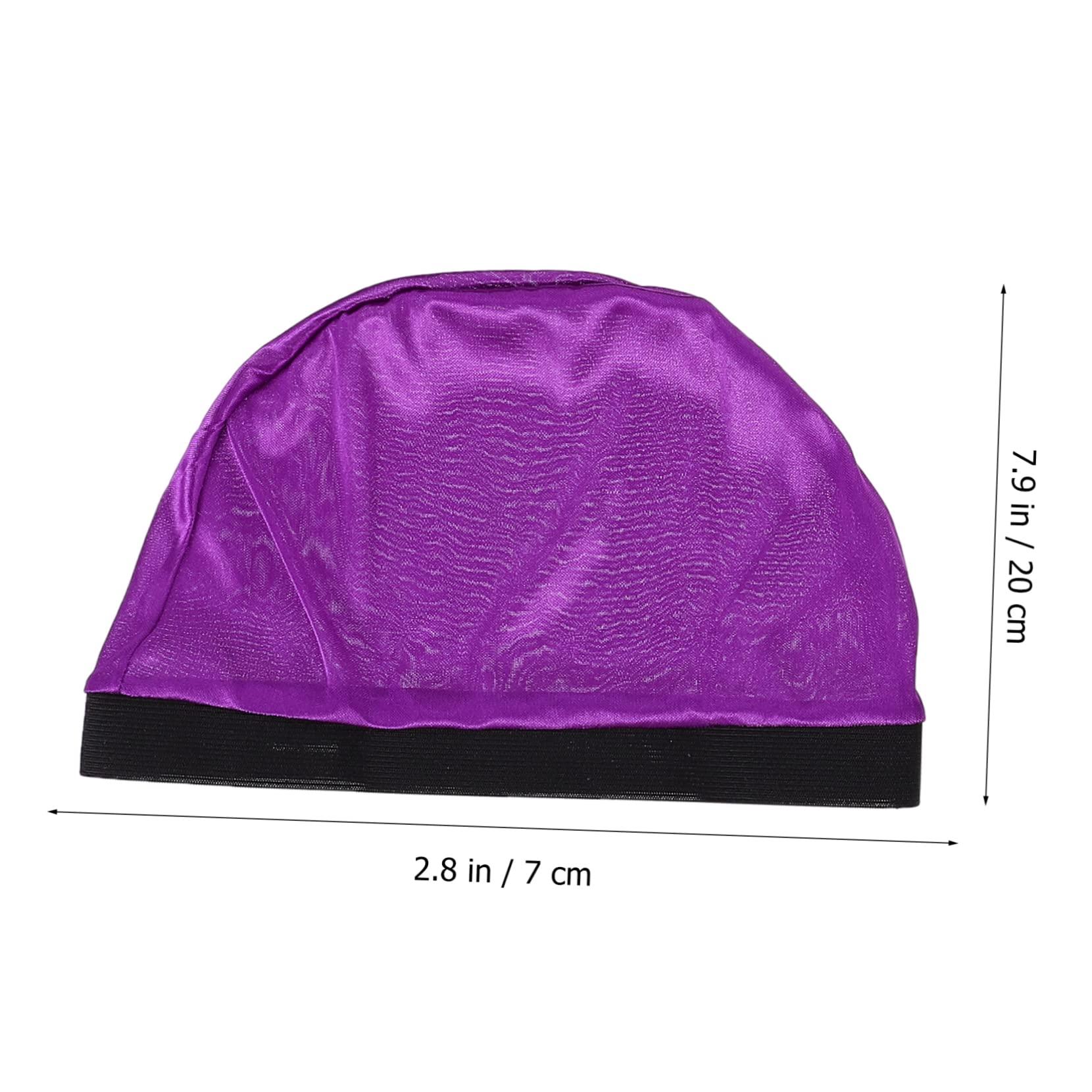 Beavorty Beavorty Elastic Wave Caps for Men Unisex Wig Liner Hat Comfortable Stretch Dome Cap