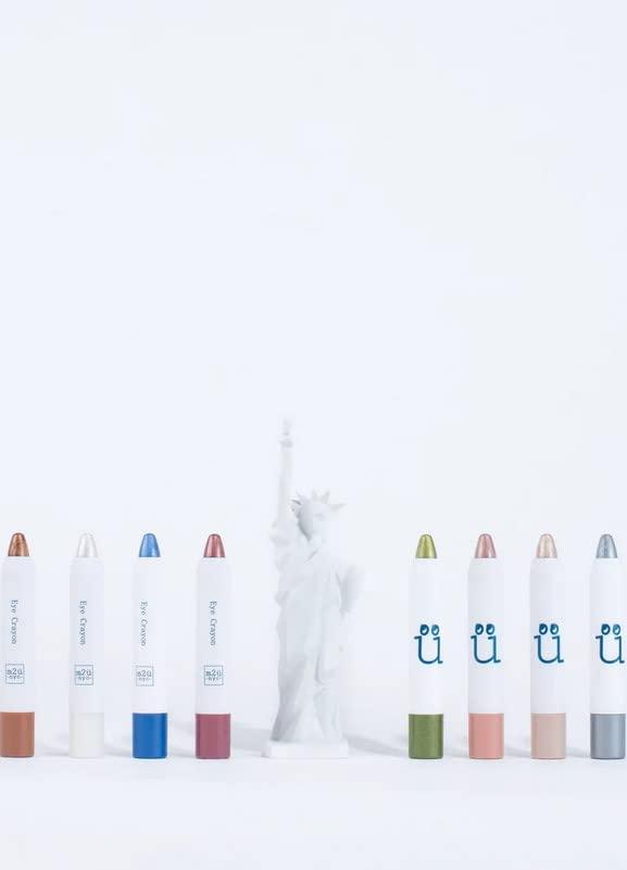 M2U NYC M2U NYC Eye Crayon, Eyeshadow Stick, Shimmer Cream Eyeshadow Pencil Crayon, Eye Brightener Stick Highlighter Makeup, Pro & Long Lasting Eyeshadow Stick (Champagne)