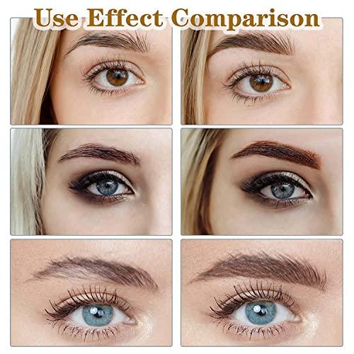 TANGERINR Multi-Function Eyebrow Brush & Eyebrow Cream, Rsvelte Brow Brush, Amazing Multifunctional Eyebrow Brush, Alori Collection Eyebrow Brush, Novahebe Multifunction Eyebrow Brush (Eyebrow Stencil,Walnut)
