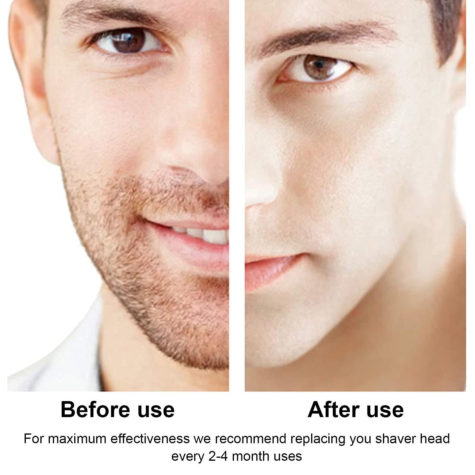 LinMei LinMei Razor Replacement Head Compatible for Gen 1 Micro Touches Solo Trimmer Replacement Cutter Head Solo Hybrid Shaver Replacement Blades Include 2 Cleaning Brush