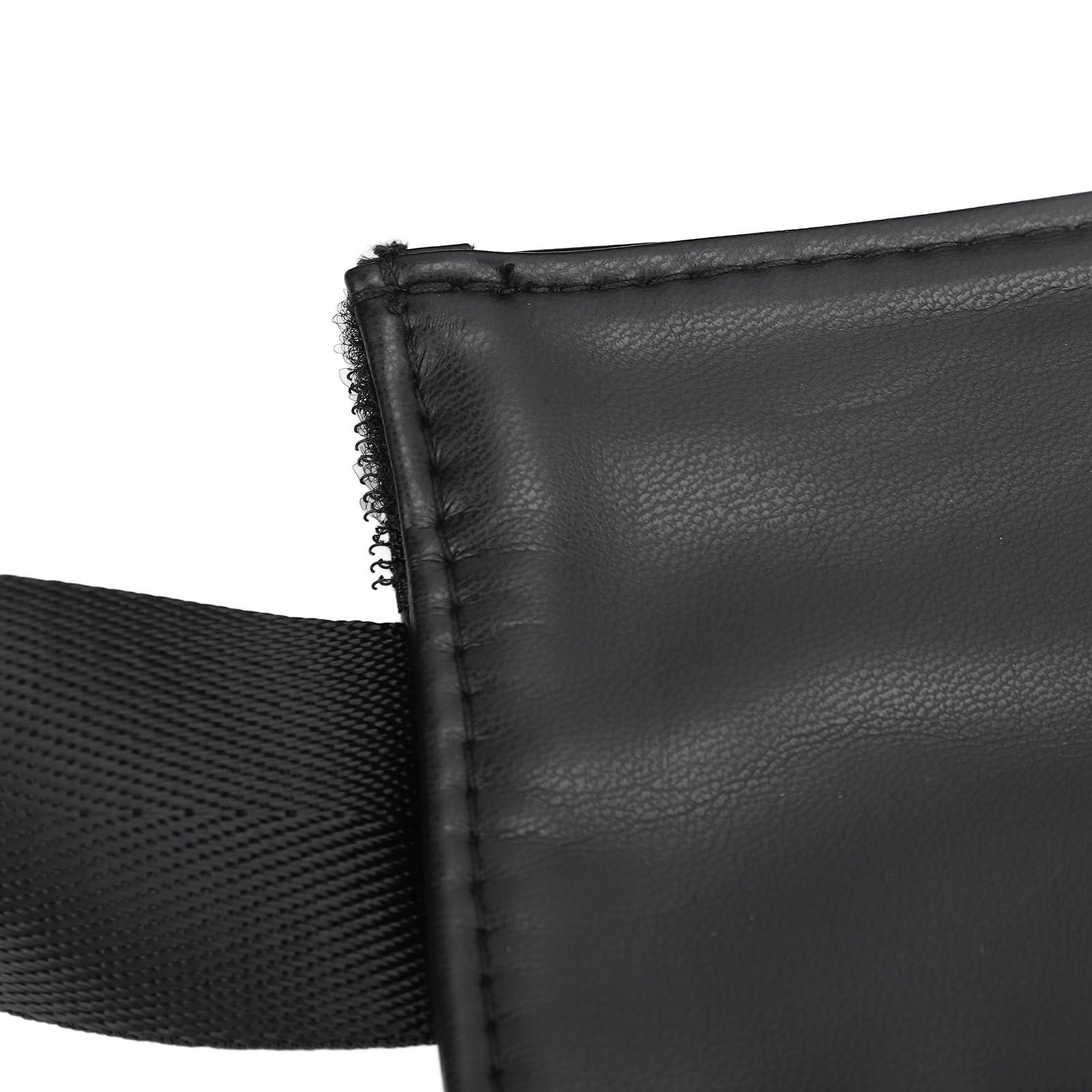 ZJchao Makeup Artist Bag, Makeup Brush Waist Bag, Makeup Brush Bag with Belt, Makeup Artist Waist Bag PU Material Cosmetic Tool Storage Holder for Brush