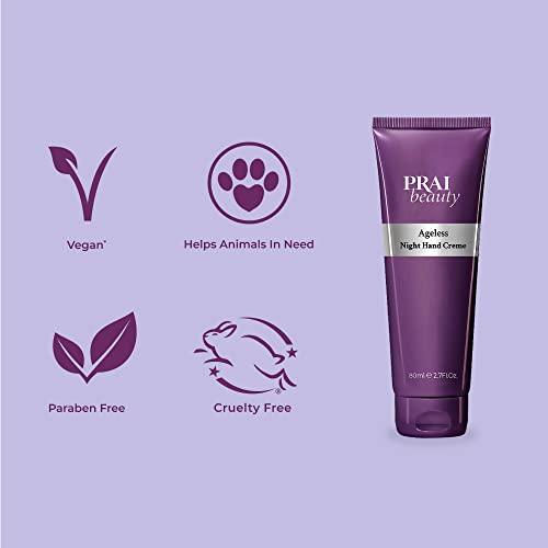 PRAI PRAI Beauty Ageless Hand and Arm Treatments, Anti-Aging and Nourishing Hand Cream, Hand Cream for Dry Cracked Hands, Paraben-Free, Vegan, Gluten-Free, 2.7 Fl Oz