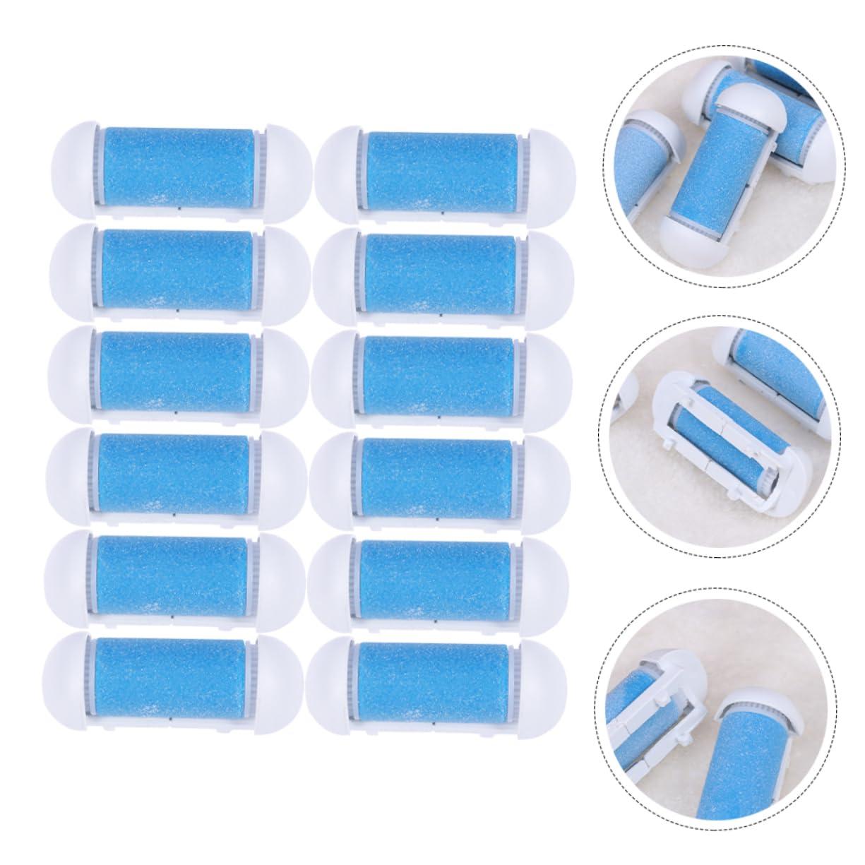 Beatifufu Beatifufu Roller Heads for Remover 12pcs Replacement Heads for Pedicure Tools Electronic Foot Files for Pedicures
