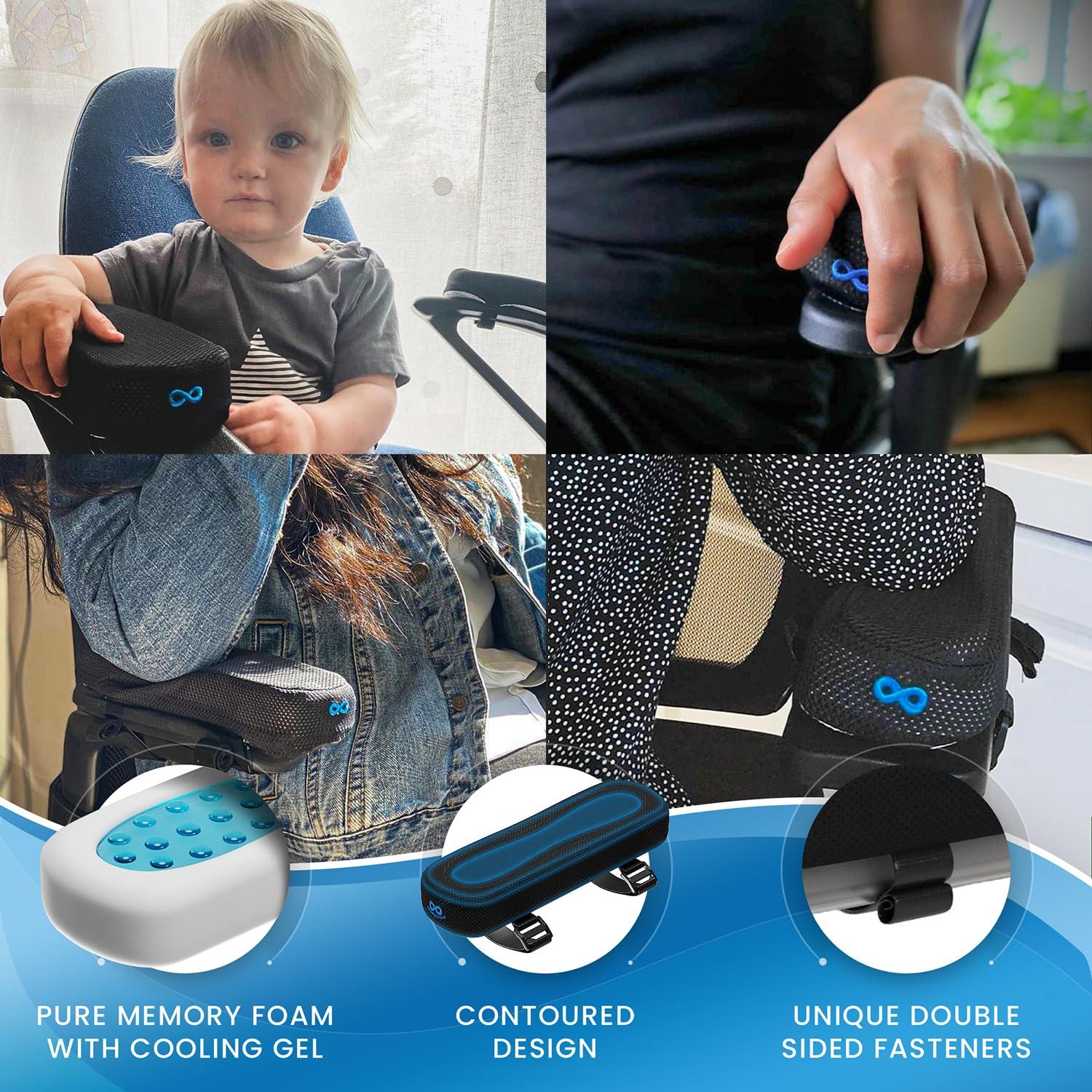 Everlasting Comfort Everlasting Comfort Bath Pillow & Arm Rest Pad Bundle - Elevate Your Bath and Desk Experience