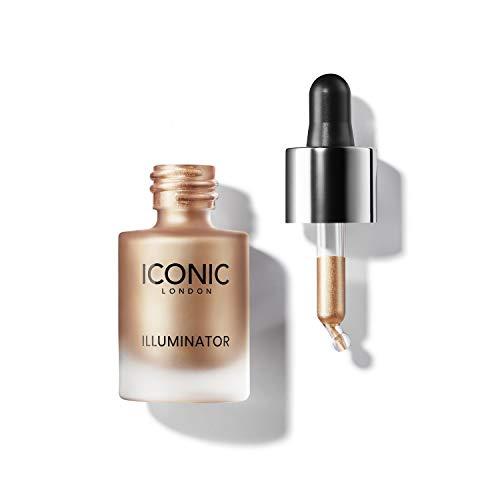 ICONIC LONDON ICONIC LONDON Illuminator | Liquid Highlighting Drops for a Radiant Glow, Cruelty-Free, Vegan Makeup, Original (Champagne Shimmer) 0.45 Fl oz