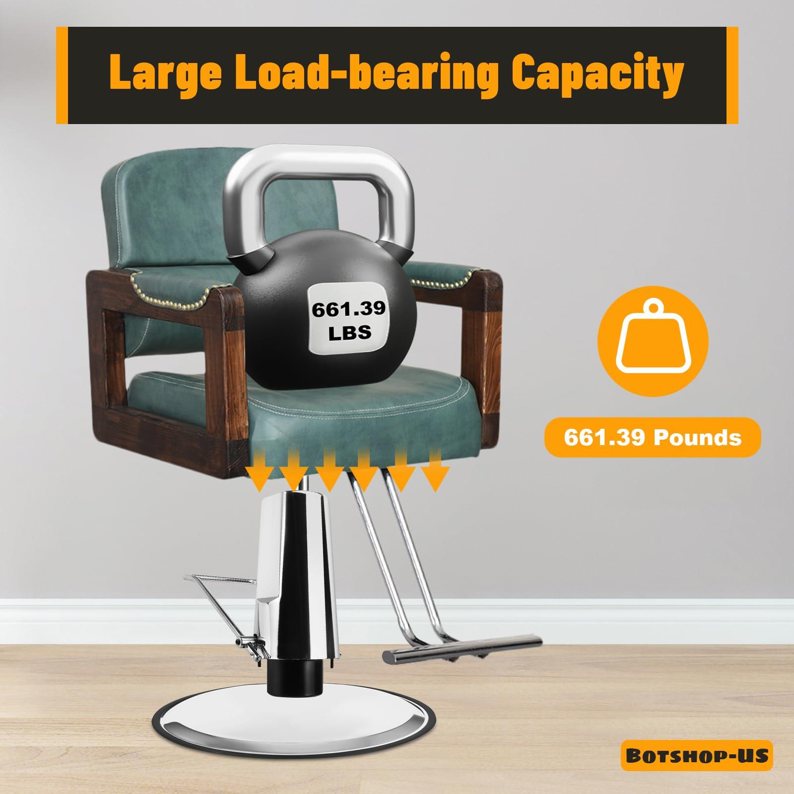 Gdrasuya10 Gdrasuya10 Barber Chair Replacement Hydraulic Pump with 23 Inch Base Heavy Duty Hydraulic Pump for Barber Salon Chair 4 Screw Pattern 440lbs Weight Capacity (Adjustable Height: 11cm/4.3inch)