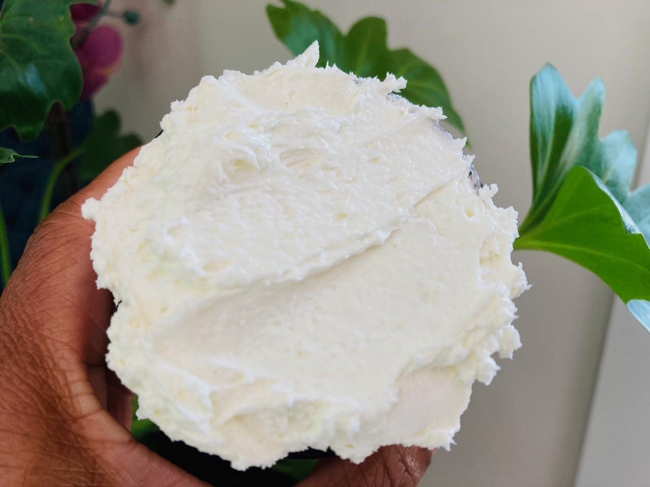 Oslove Organics Mango Butter 2 LB by Oslove Organics -Pure, Natural, Hand -packed, Fresh & Fluffy in DIY mixes | Obtained from Mango seeds | Use for DIY leave in conditioner, Salves, Body Butter, Lotions & Soaps