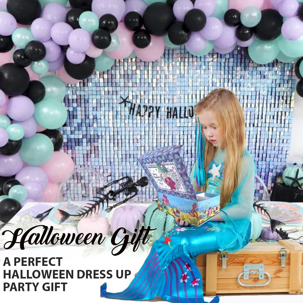 Mineral Me California Rainbow Bath Bombs Gift Set and Mermaid Bath Bombs for Girls with Jewelry Inside Plus Jewelry Box - Family Pack