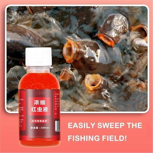 Yipane Red Ink Fishing, Red 40 Fishing Liquid, Red Ink Fishing Liquid, Red Ink Concentrated Liquid Fishing Bait Fish Attractant, 2024 New Red Ink Fishing (1pcs)