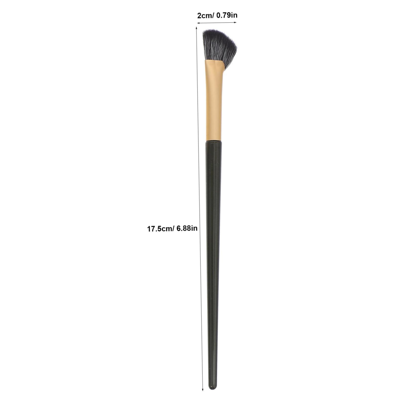 Beavorty Beavorty 6 Pcs Eye Brush Cosmetics Makeup Remover Scrubber Makeup Brush Holder Brow Gel Eyeliner Eyelash Curler Neutral Eyeshadow Palette Applicator Brush Lip Gloss Eye Shadow Brush Wood