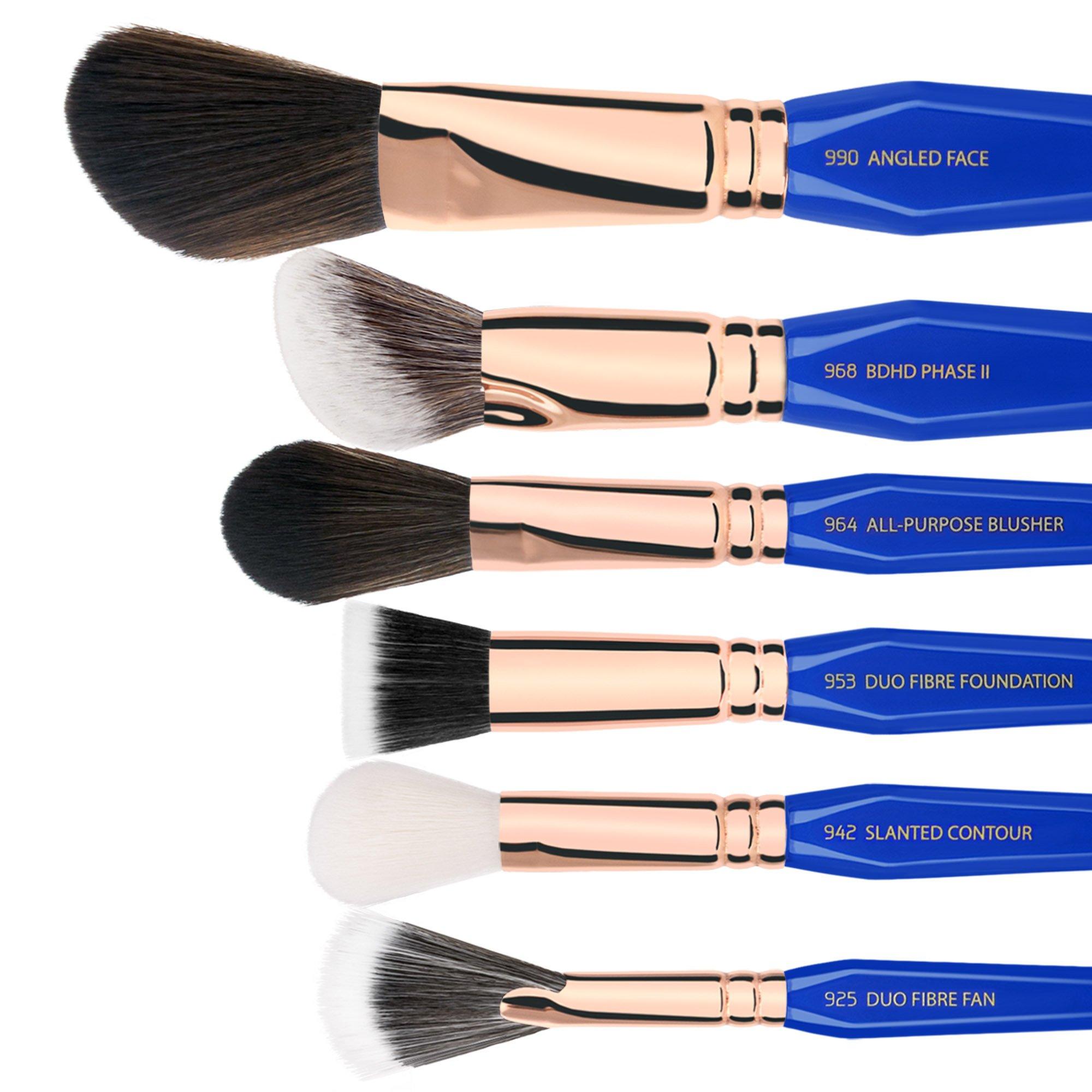 BDELLIUM TOOLS Bdellium Tools Professional Makeup Brush Golden Triangle - Phase III Complete 15pc. Brush Set with Stand-Up Pouch