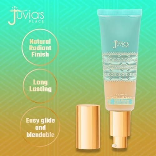 Juvia\'s Place Juvia's Place I Am Magic Natural Radiance Foundation - 530Ibiza - Full Coverage Liquid Foundation Makeup for Dry, Mature, Aging, and Combination Skin - Lightweight Longwear Base with Radiant Finish