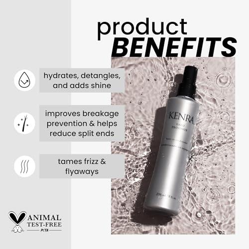 Kenra Professional Kenra Daily Provision Leave-In Conditioner | Hydrates, Detangles, & Adds Shine | Tames Frizz & Flyaways | Thermal Protection | Helps To Resist Humidity | All Hair Types | 8 fl. Oz