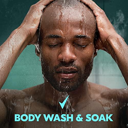 Degree Men Degree Men Maximum Recovery Body Wash & Soak For Post-Workout Recovery Skincare Routine Cool Rush + Epsom Salt + Electrolytes Bath and Body Product 22 oz