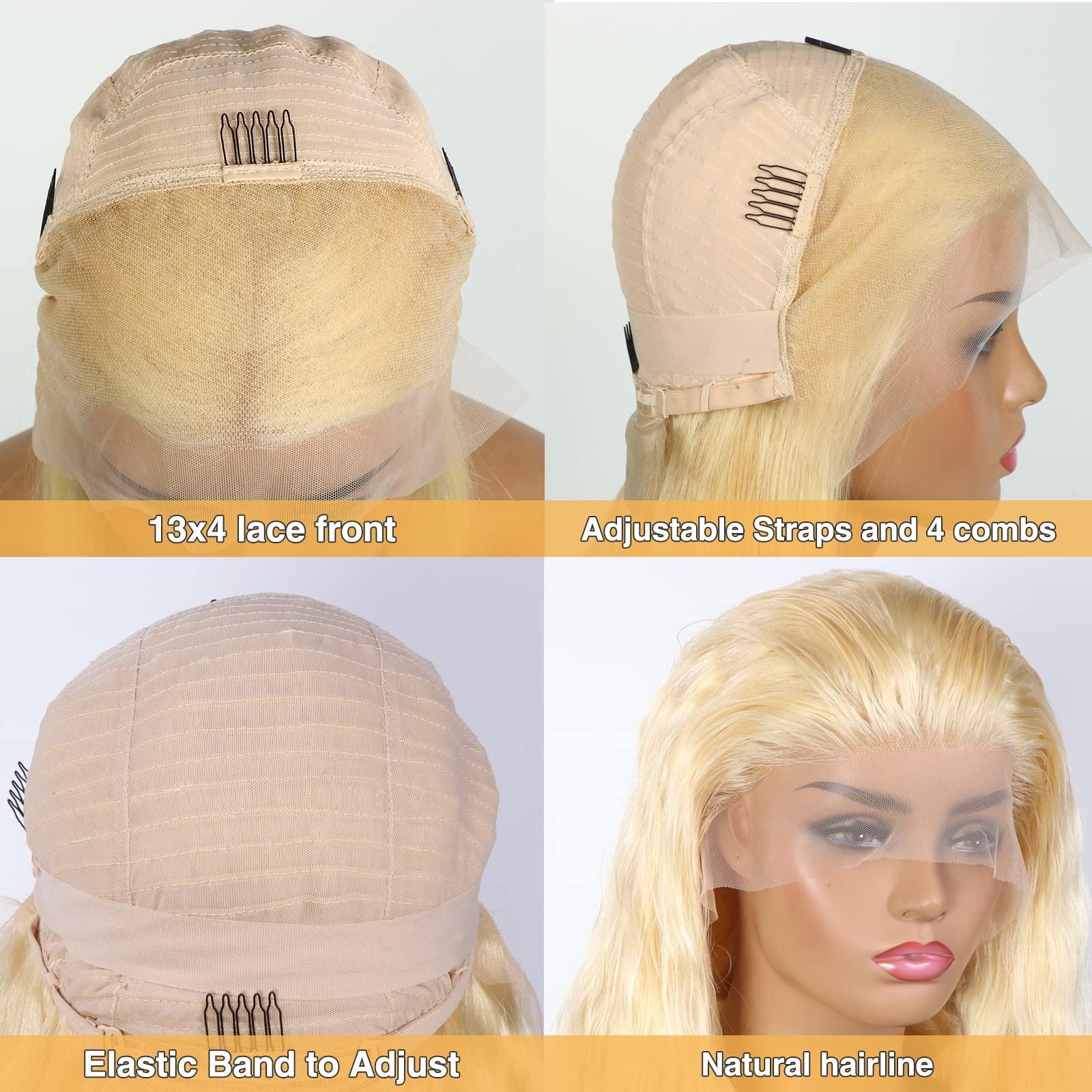 Arabella Arabella 5x6 Real Pre-Bleached Knots Lace Front Wig Human Hair Wear And Go 20inch Lace Front Wig Human Hair 613 13x4 Blonde Lace Front Wigs 22inch