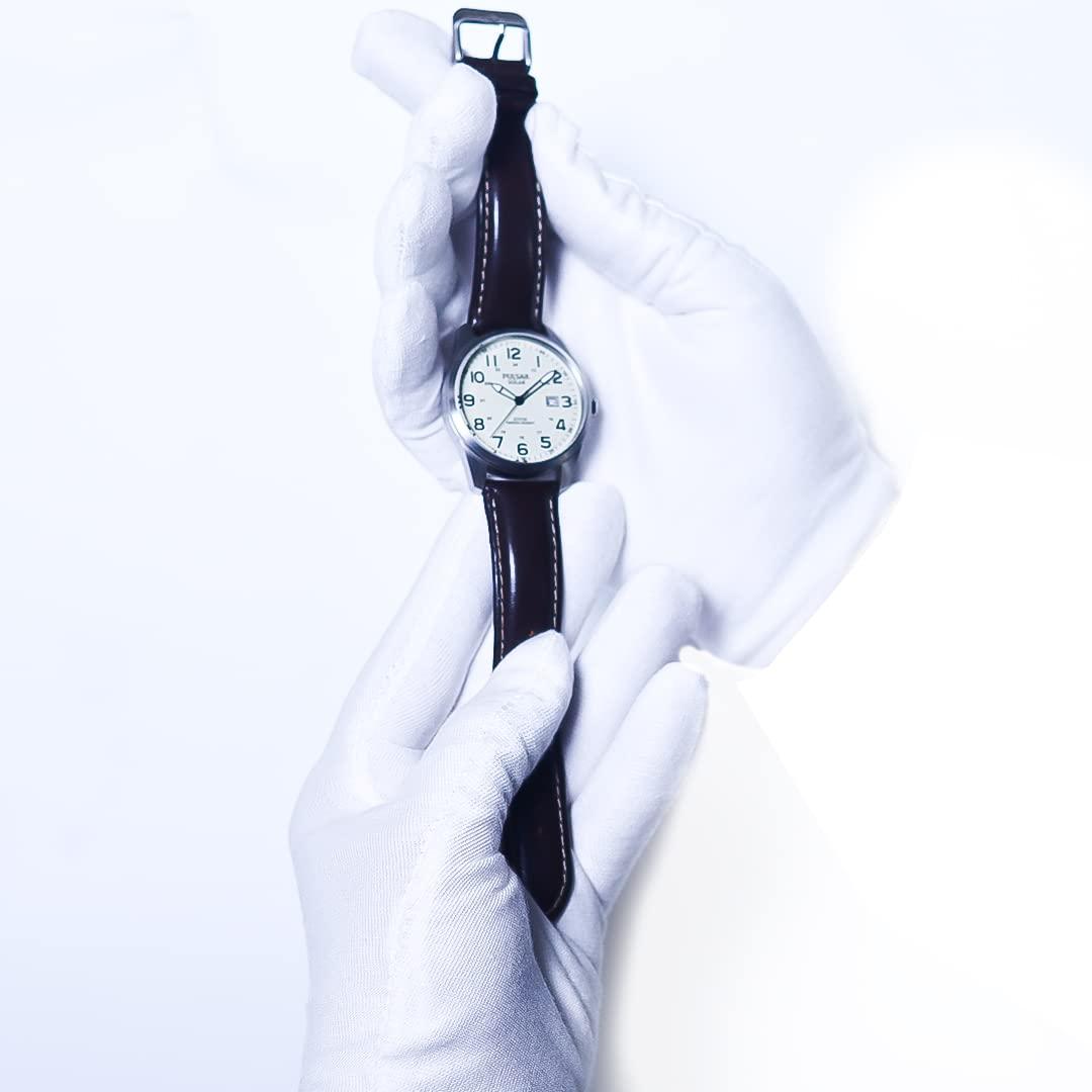 DOVORTEX DOVORTEX 4 Pcs White Cotton Gloves, Protective Gloves for Dry Hands, Moisturizing Gloves, Inspection Gloves, Machine Washable