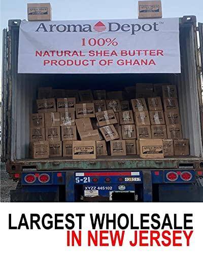 Aroma Depot Aroma Depot Raw African Black Soap Bars From Ghana (3 lbs.)