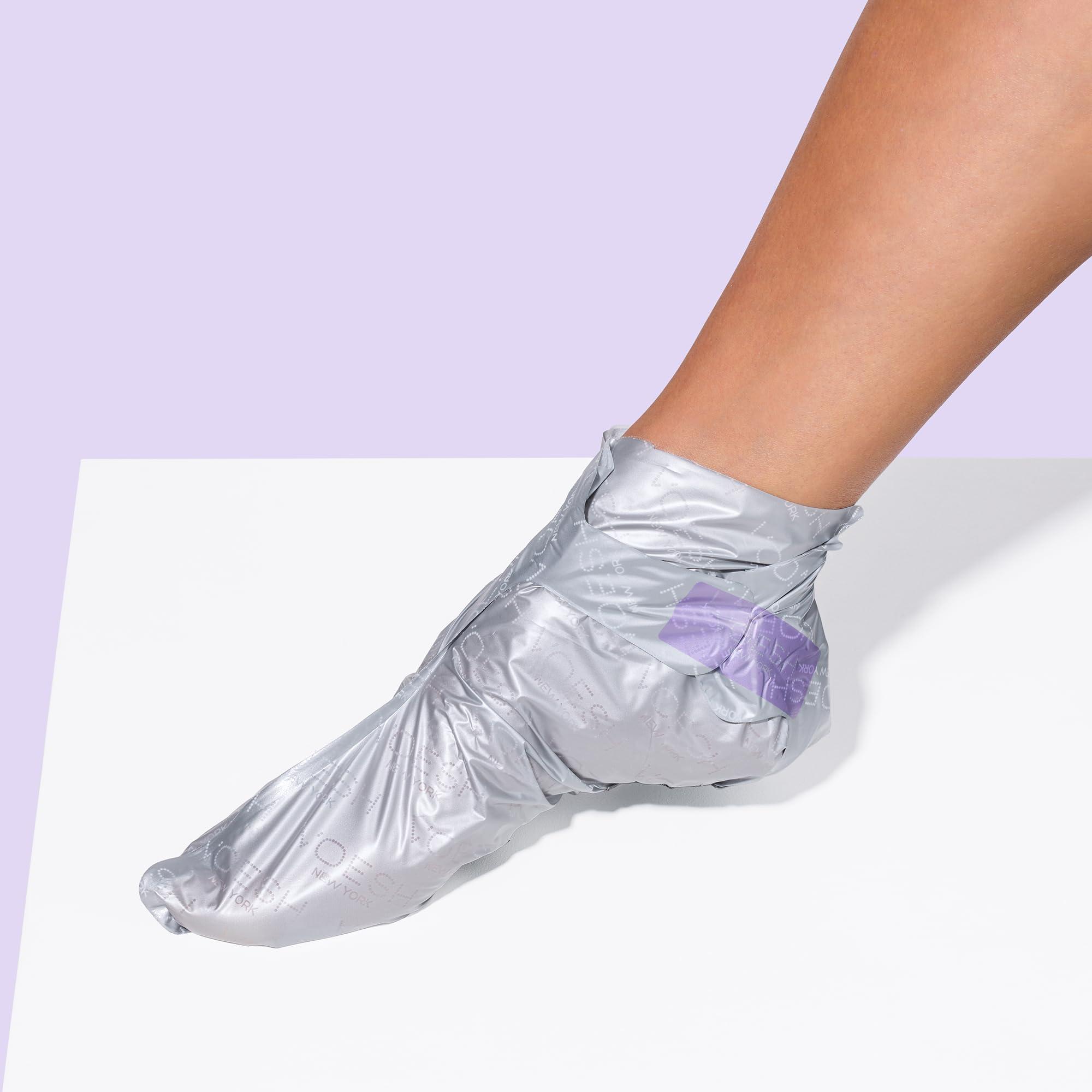 Voesh New York VOESH Peeling Socks Duo, Foot Peeling Mask, Intensive Foot Peel, Callus Remover, Exfoliating Foot Mask, Foot Mask Socks, Foot Peel for Dry Feet, Vegan