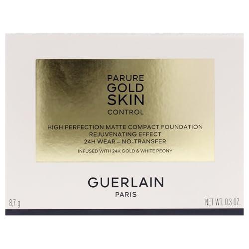 Guerlain Parure Gold Skin Control Matte Compact Foundation - 3N Medium Skin with Neutral Beige Undertones by Guerlain for Women - 0.3 oz Foundation