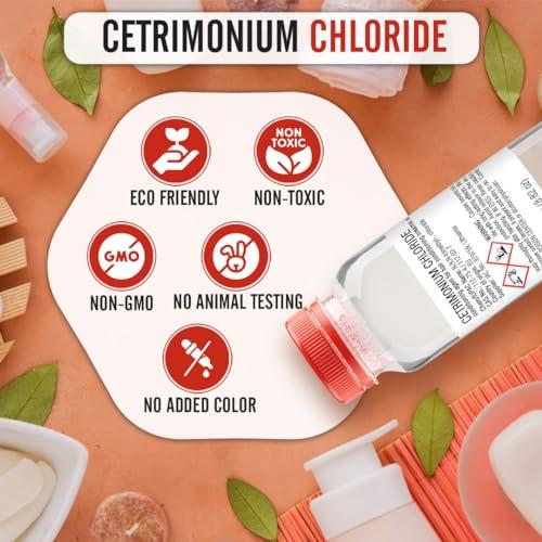 Artekas Innovation Cetrimonium Chloride - 250 g | 8.82 oz - Liquid - for DIY Cosmetics Craft Projects - Conditioning Agent for Hair Conditioning Creams and Emulsions