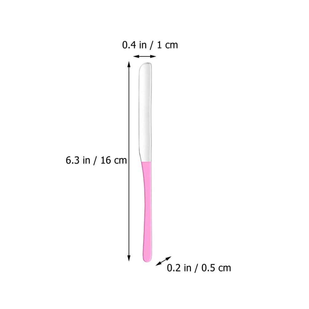 Beaupretty Cosmetic Spatula Tool Stainless Steel Makeup Spatula Make up Spatula Tool Makeup Mixer Tool Beauty Spatula Cosmetic Mixer Foundation Spatula Cosmetic Metal Spatula Makeup Tools