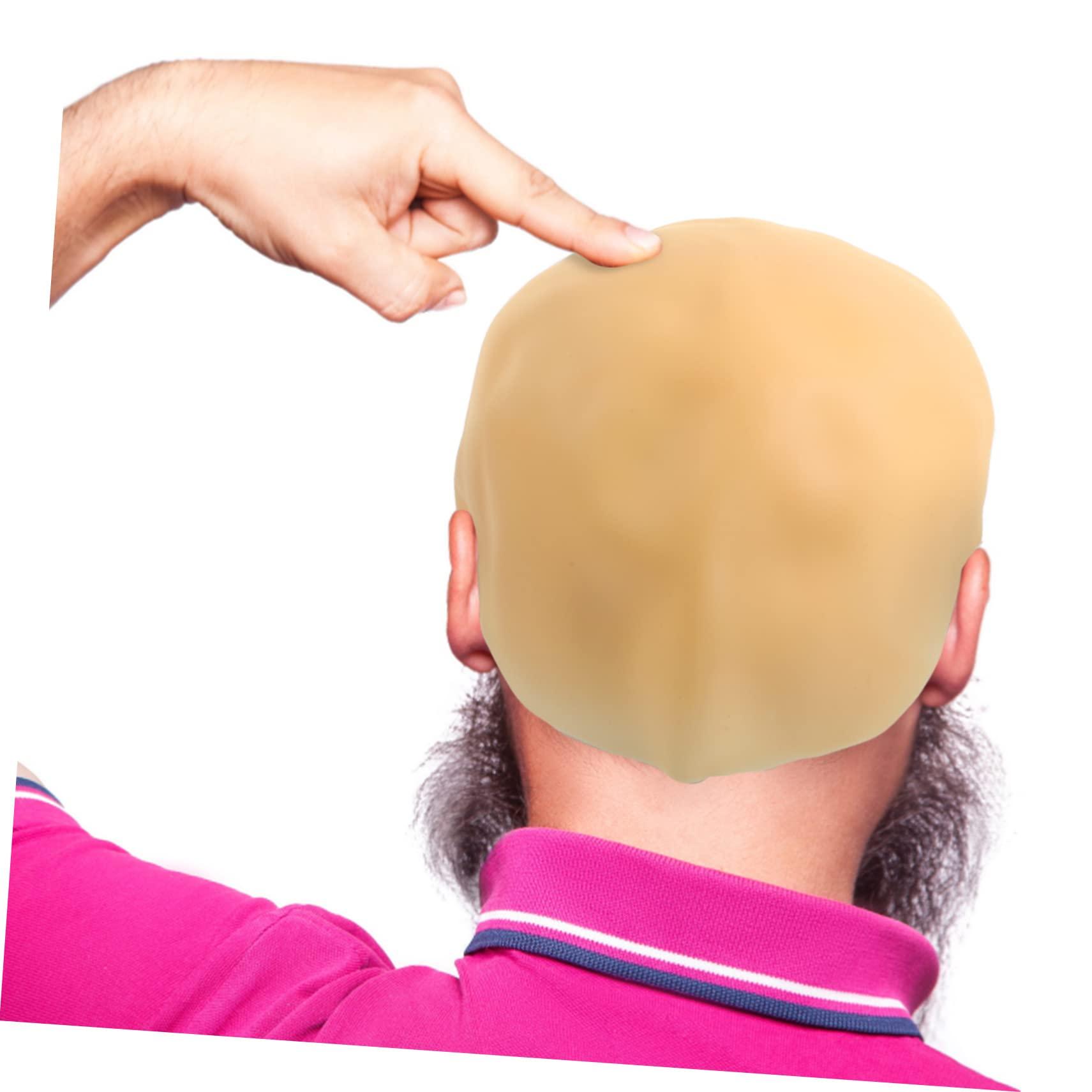 FOMIYES FOMIYES Bald Cap for Men Wig Makeup 3pcs Headgear Women\'s Bald Cover Aldult