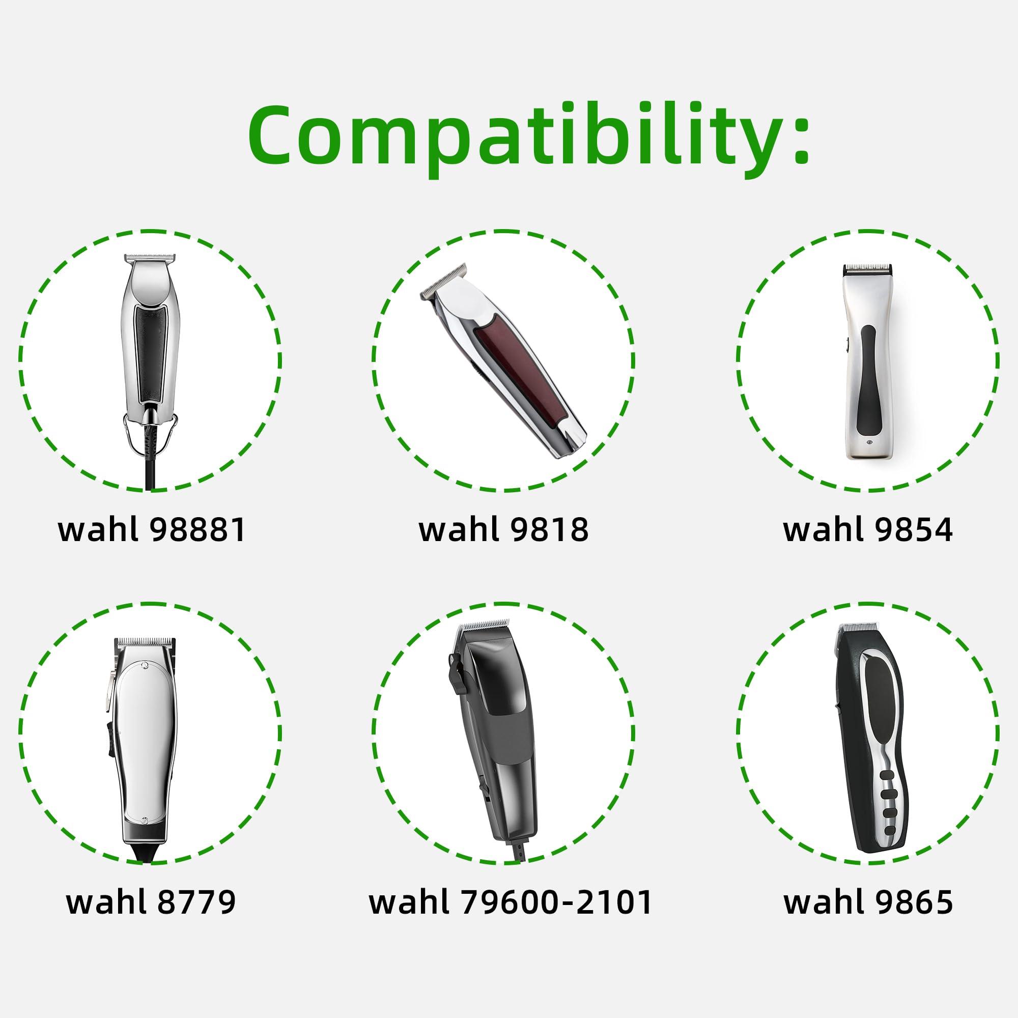 XMHEIRD XMHEIRD AC Adapter for Wahl Beard Trimmer 9685-200 9818 98881 9888L 9916D 9854 8779 9865 79600-2101 9854-600 Grommer Shaver Power Supply Replacement Charger Cord