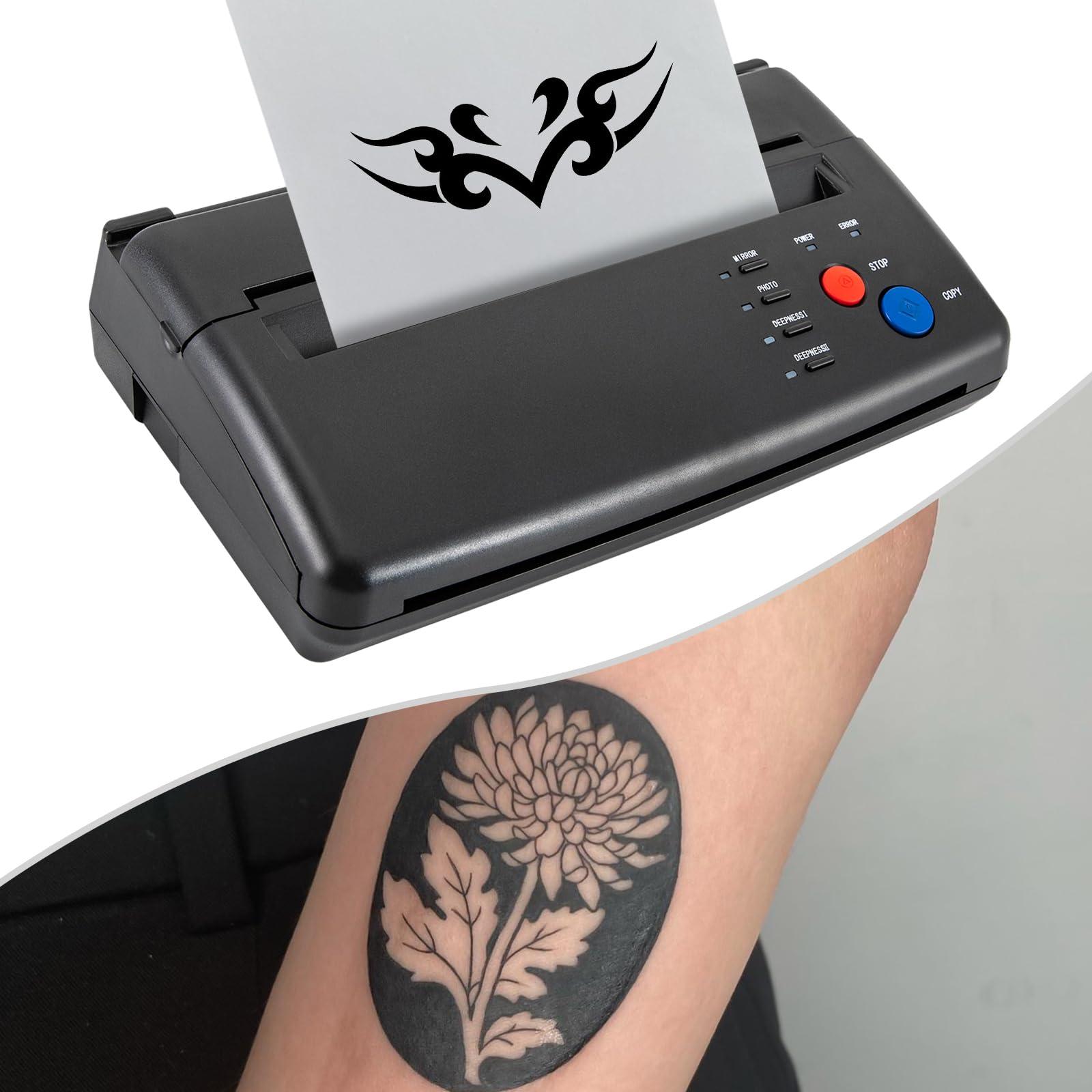 NDKASHF NDKASHF Tattoo Stencil Printer,Produce High-Definition Tattoo Patterns,Can Create Multiple Tattoos At the Same Time,Designed for Tattoo Lovers