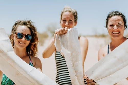 S SHOWER POUCH Shower Pouch XL (2' x 1') Bathing Body Wipes for Adults Aloe-Infused Heatable & Reusable Bath Wipes for Camping, Travel, Outdoor (10 Pack) Cucumber Scent